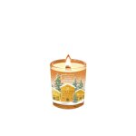 Bougie parfum�e cire v�g�tale senteur cannelle orange collines de provence - 75 g