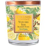 Bougie parfum�e senteur yuzu des �les collines de provence - 180 g