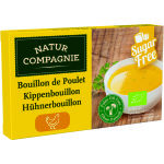 Bouillon de poulet bio sans huile de palme x8 cubes en boîte de 88 g Bouillon de poulet bio sans huile de palme x8 cubes en boîte de 88 g