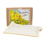 Bouillotte aux graines de colza bote 18 x 25 cm beige