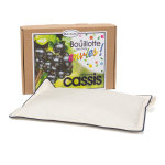 Bouillotte aux ppins de cassis bote 18 x 25 cm beige