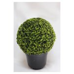 Boule de buis artificiel en pot - � 12 cm