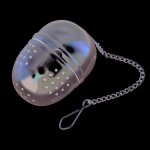 Boule à thé coloris argent en inox ah table Boule à thé coloris argent en inox ah table