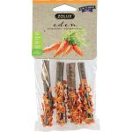 Bchettes bois carottes pour les rongeurs coloris orange eden zolux 36 g