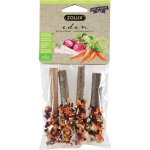 Bchettes bois mix pour les rongeurs coloris orange eden zolux 36 g