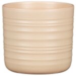 Cache - pot en céramique beige scheurich 850 dry reed - Ø 14 cm Cache - pot en céramique beige scheurich 850 dry reed - Ø 14 cm