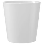 Cache - pot coloris blanc dallas orchidée - Ø 13 cm Cache - pot coloris blanc dallas orchidée - Ø 13 cm