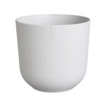 Cache - pot coloris blanc jazz elho - Ø 14 cm Cache - pot coloris blanc jazz elho - Ø 14 cm