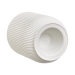 Cache - pot coloris blanc vibes fold elho - Ø 12, 5 cm Cache - pot coloris blanc vibes fold elho - Ø 12, 5 cm