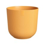 Cache - pot coloris jaune jazz elho - Ø 14 cm Cache - pot coloris jaune jazz elho - Ø 14 cm