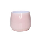 Cache - pot coloris rose lazure -  15 cm