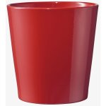 Cache - pot coloris rouge dallas orchid�e � 13 cm