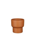 Cache pot rond en terre cuite terra mica décorations riva base - Ø 14 cm Cache pot rond en terre cuite terra mica décorations riva base - Ø 14 cm