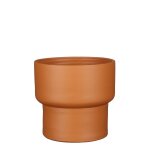 Cache pot rond en terre cuite terra mica décorations riva base - Ø 22 cm Cache pot rond en terre cuite terra mica décorations riva base - Ø 22 cm