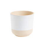 Cache - pot sandstone  14 x h 14 cm grs