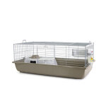 Cage pour lapin ou cochon d'inde coloris beige nero 4 deluxe lounge - 118 x 64, 5 x 47
