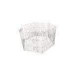 Cage à lapin hexagonale grise pour extérieur Ø60 cm Cage à lapin hexagonale grise pour extérieur Ø60 cm