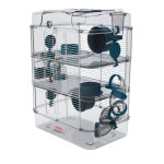 Cage rody 3 trio bleu l 27 x l 41 x h 53 cm Cage rody 3 trio bleu l 27 x l 41 x h 53 cm
