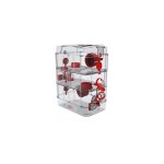 Cage rody 3 trio grenadine l 27 x l 41 x h 53 cm