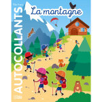 Cahier mes autocollants repositionnables - la montagne �ditions lito - 10 pages