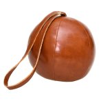 Cale porte en cuir marron 16, 3x16, 3x14, 8 cm Cale porte en cuir marron 16, 3x16, 3x14, 8 cm