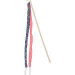 Canne  pche pour chat coloris bleu fleur zolux ruban ethi'cat - 2, 3 x 2, 4 x 45 cm