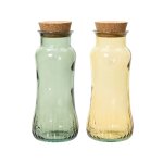 Carafe bouchon lige coloris multicolore en grs -  10 cm