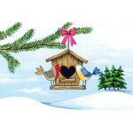 Carte mignonette des �ditions titi pinson - 8 x 12 cm