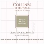 Cramique parfume couture senteur tole de lin 8x8 cm