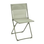 Chaise colorblock en tube acier moss et batyline moss balcony lafuma mobilier - 83 x
