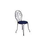 Chaise de jardin montmartre fermob couleur bleu abysse