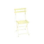 Chaise pliante bistro jaune citron 38 x 40 x 82 cm Chaise pliante bistro jaune citron 38 x 40 x 82 cm