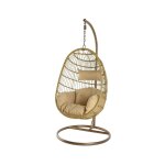 Chaise  suspendre corsica couleur bois - 95 x 95 x 195 cm