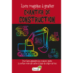 Chantier de construction livre magique  gratter ditions grenouille