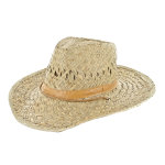 Chapeau de paille australien beige pour homme taille 59