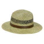 Chapeau de paille camberra beige pour homme taille 60
