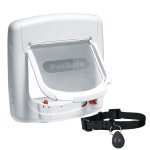 Chatière petsafe magnétique luxe blanche Chatière petsafe magnétique luxe blanche