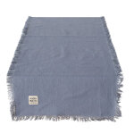 Chemin de table lenea coloris gris en coton - 140 x 40 x 0, 5 cm
