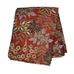 Chemin de table octobre coloris marron en polyester - 150 x 150 cm