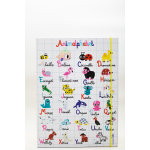 Chemise  rabats animalphabet cartes d art