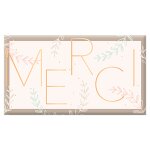 Chocolat au lait bio « merci » art grafik - 40 g Chocolat au lait bio « merci » art grafik - 40 g