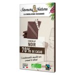 Chocolat noir 70% bio saveurs et nature - 80 g Chocolat noir 70% bio saveurs et nature - 80 g