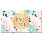 Chocolat noir bio « pour toi » art grafik - 40 g Chocolat noir bio « pour toi » art grafik - 40 g