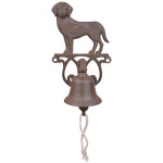 Cloche murale chien 14, 3x13, 2x24, 9 cm