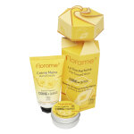 Coffret crme mains + baume  lvres coings coloris jaune florame