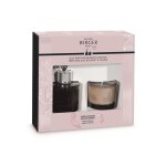 Coffret duo mini joy coloris rose senteur jardin d'agaves lampe berger - 80 ml