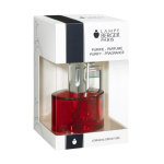 Coffret lampe berger ovalie rouge