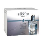 Coffret lampe essentielle carre avec 2 recharges de 250 ml