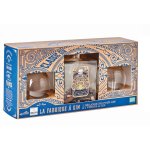 Coffret de préparation pour gin bio avec verres à vin quai sud - 40 g Coffret de préparation pour gin bio avec verres à vin quai sud - 40 g