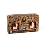Coffret de préparation pour moscow mule bio avec deux tasses en cuivre quai sud - 110 Coffret de préparation pour moscow mule bio avec deux tasses en cuivre quai sud - 110